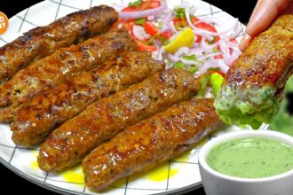 Restaurant Style Seekh Kabab Recipe,Soft and Juicy Kabab Recipe,New Recipes by Samina Food Story