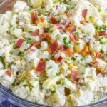 Bacon Ranch Potato Salad - Barefeet in the Kitchen