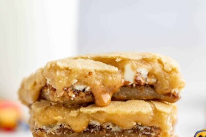 Bit-O-Honey Blondies - The Stay At Home Chef