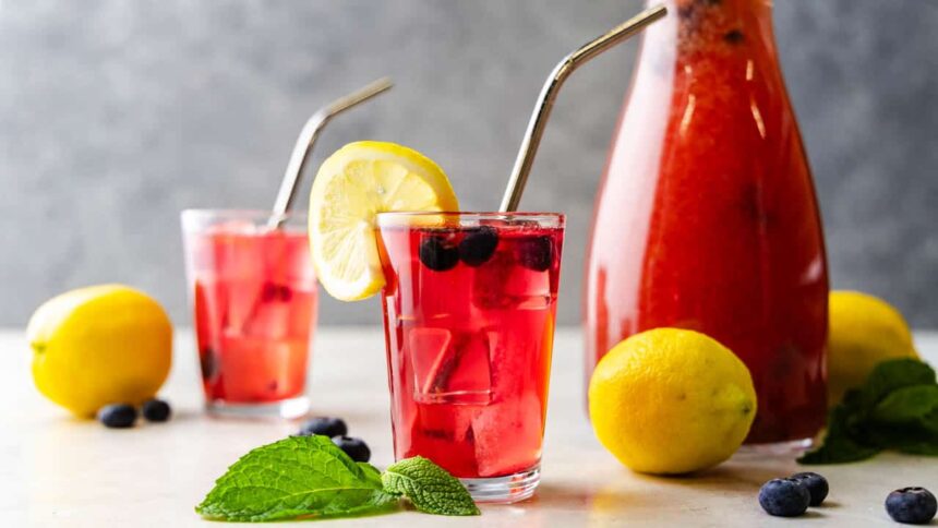 Easy Blueberry Lemonade - The Stay At Home Chef