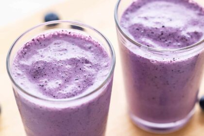 Blueberry Smoothie - The Stay At Home Chef