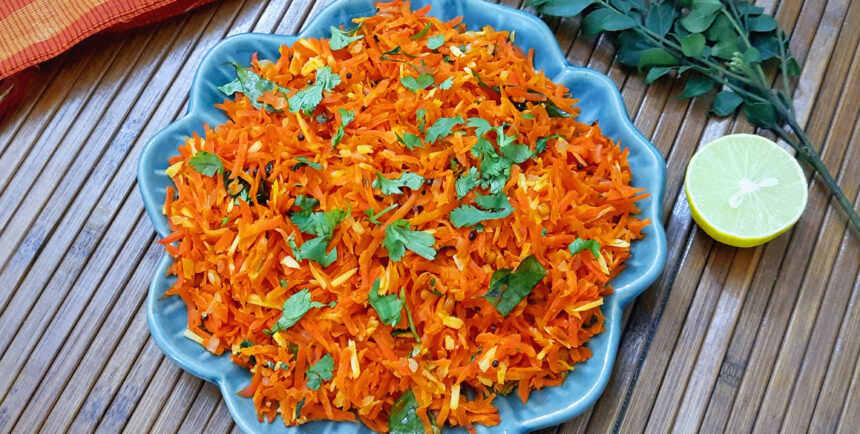 Carrot Palya (Carrot Stir Fry) Recipe