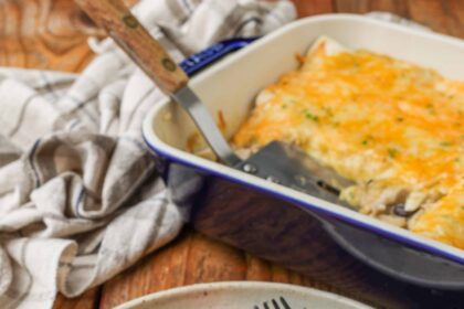 Green Chile Chicken and Black Bean Enchiladas