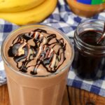 Chocolate Peanut Butter Smoothie - Barefeet in the Kitchen