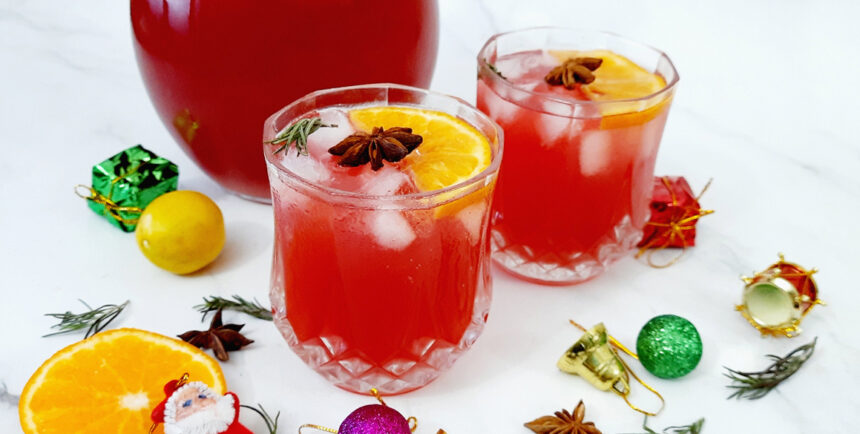 Christmas Party Punch Recipe - Mads' Cookhouse