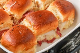 Corned Beef Sliders - Barefeet in the Kitchen