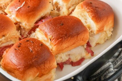 Corned Beef Sliders - Barefeet in the Kitchen