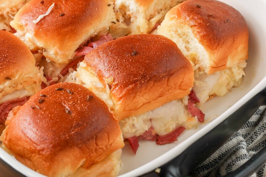 Corned Beef Sliders - Barefeet in the Kitchen