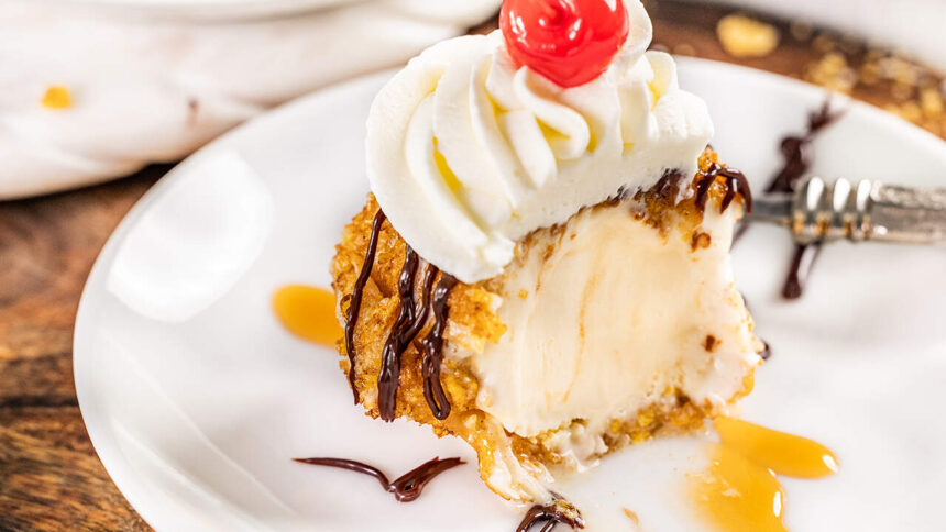 Fried Ice Cream - The Stay At Home Chef