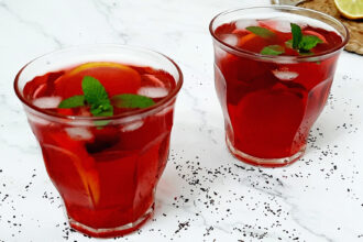 Hibiscus Iced Tea Recipe - Mads' Cookhouse