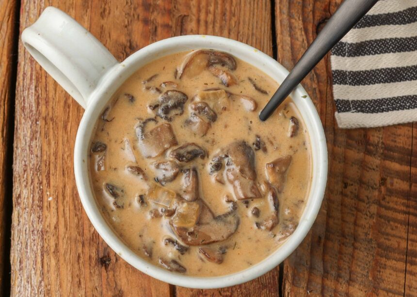 Hungarian Mushroom Soup - Barefeet in the Kitchen