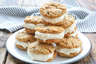 The BEST Ice Cream Cookie Sandwiches