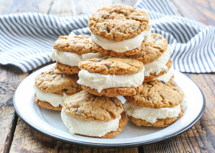 The BEST Ice Cream Cookie Sandwiches