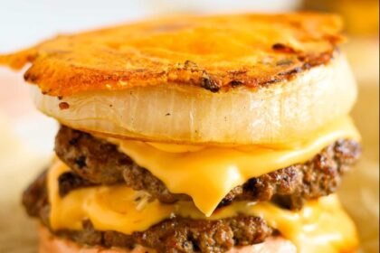 Flying Dutchman In-N-Out Recipe (Keto Onion Burger)