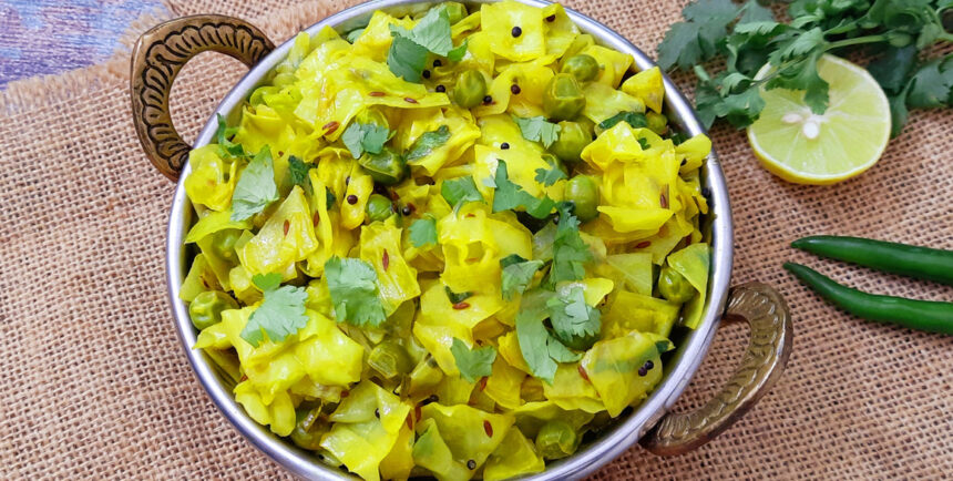 Kobichi Bhaji (Cabbage Stir Fry) Recipe