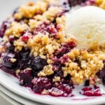 Mixed Berry Crumble - The Stay At Home Chef