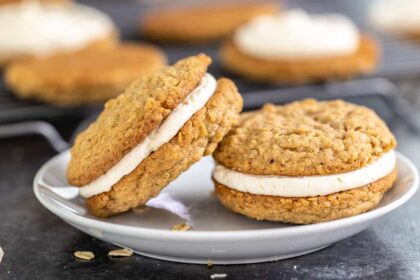 Oatmeal Cream Pie Cookies - The Stay At Home Chef