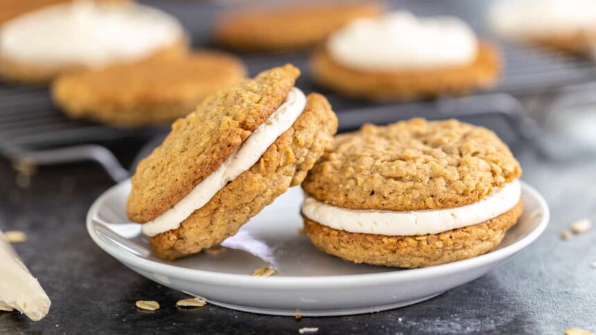 Oatmeal Cream Pie Cookies - The Stay At Home Chef