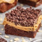 Peanut Butter Crunch Brownies