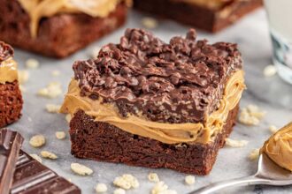 Peanut Butter Crunch Brownies