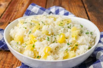 Pineapple Rice - Barefeet in the Kitchen