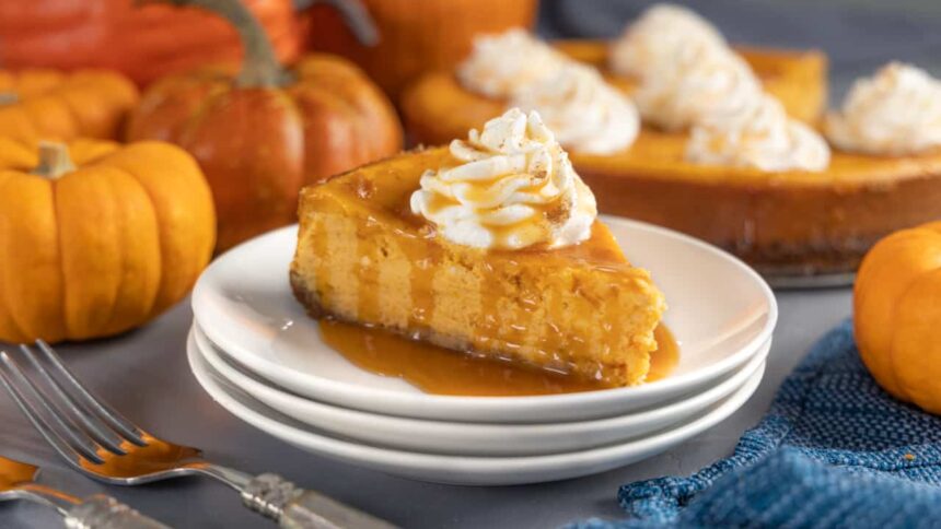 Perfect Pumpkin Cheesecake - The Stay At Home Chef