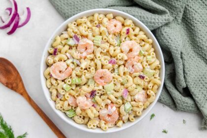 Shrimp Pasta Salad - The Stay At Home Chef