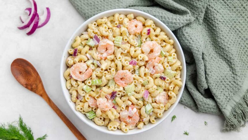 Shrimp Pasta Salad - The Stay At Home Chef