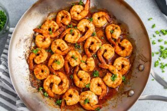 Simple Sautéed Shrimp - The Stay At Home Chef