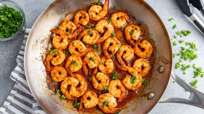 Simple Sautéed Shrimp - The Stay At Home Chef