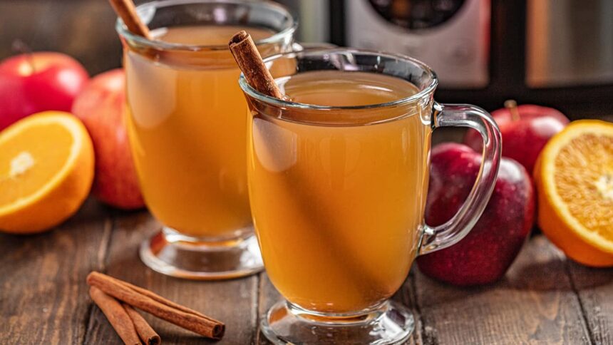 Slow Cooker Apple Cider Made From Scratch