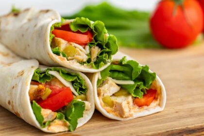 Southwest Grilled Chicken Wraps - The Stay At Home Chef