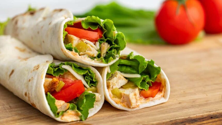 Southwest Grilled Chicken Wraps - The Stay At Home Chef