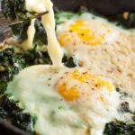 Keto Spinach Eggs Recipe | Best Yogurt Butter Topping