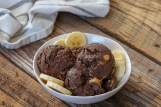 Vegan Chocolate Ice Cream - Barefeet in the Kitchen