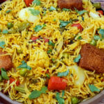 Vegetable Brinji Rice Recipe - Mads' Cookhouse