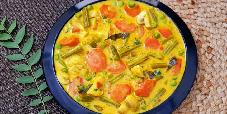 Goan Vegetable Caldin Curry Recipe