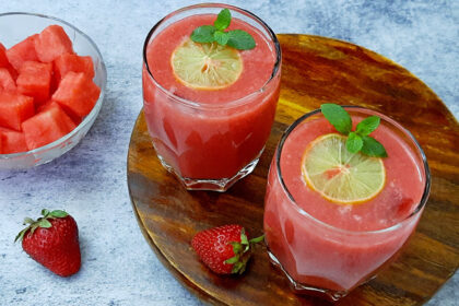 Watermelon Strawberry Cooler Recipe - Mads' Cookhouse