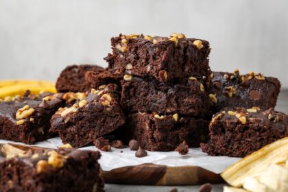 Banana Bread Brownies | Cookies and Cups