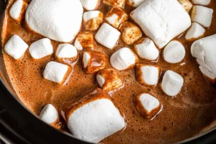 Crockpot Hot Chocolate Recipe - The Cookie Rookie®