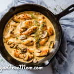 Keto Chicken Mushroom Casserole