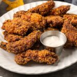 Crispy Ranch Chicken Tenders | Cookies and Cups