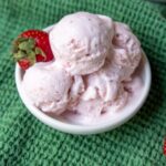 Low-Carb Keto Strawberry Cottage Cheese Ice Cream