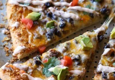 Taco Pizza | Cookies and Cups