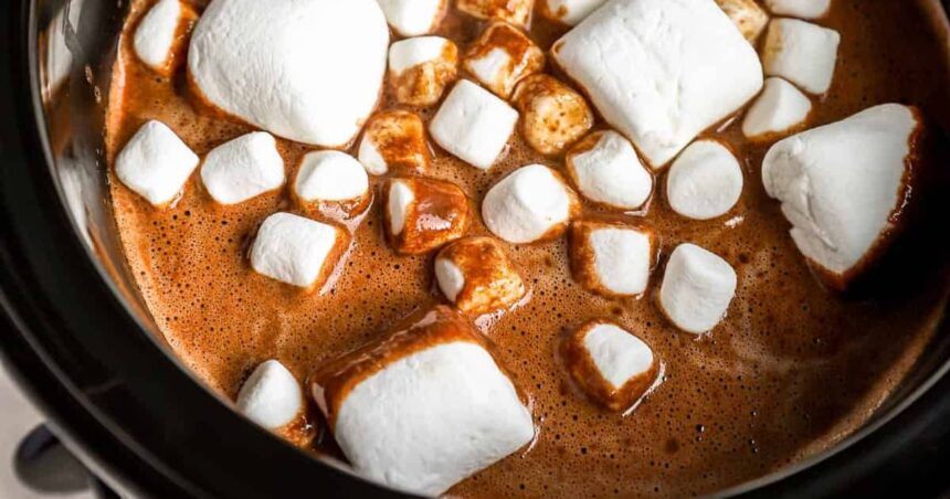 Crockpot Hot Chocolate Recipe - The Cookie Rookie®