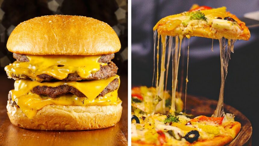 40 DELICIOUS FAST FOOD HACKS || 5-Minute Pizza And Burger Recipes!