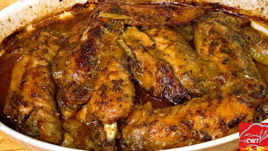 Smothered Turkey Wings | Soul Food Turkey Recipe