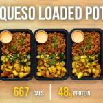 One of my Favorite Meal Prep Recipes Ever | Beefy Queso Loaded Potatoes