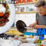 Gordon Ramsay Cooks up Steak, Fried rice and Fried Eggs in Under 10 Minutes!