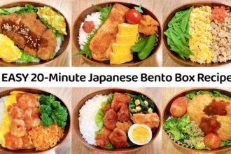 6 EASY 20-Minute Japanese Lunch Box Recipes | Quick & Simple Bento Box Recipes for Beginners